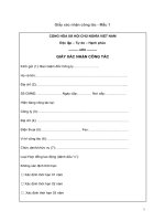 5 Mẫu Giấy xác nhận công tác