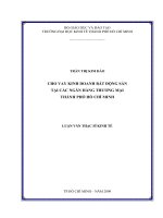 Tài liệu Cho Vay Kinh Doanh Bất Động Sản Tại Các Ngân Hàng Thương Mại