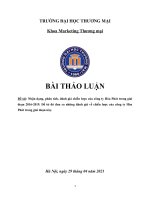 Nhận dạng, phân tích, đánh giá chiến lược của công ty Hòa Phát trong giai đoạn 20162019. Để từ đó đưa ra những đánh giá về chiến lược của công ty Hòa Phát trong giai đoạn này