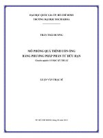 Mô phỏng quá trình uốn ống bằng phương pháp phần tử hữu hạn 