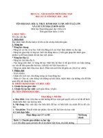 Giáo án Địa 6 sách CTST HKII