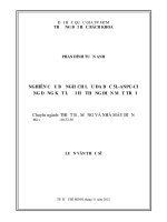Nghiên cứu bộ nghịch lưu đa bậc 5l  ANPC   CI ứng dụng kết lưới hệ thống điện mặt trời 