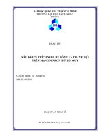 Điều khiển thích nghi hệ bóng và thanh dựa trên mạng nơ ron mờ hồi quy 