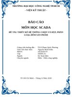 thiết kế hệ thống phân loại sản phẩm bằng phần mềm factory IO