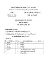 KẾ HOẠCH dạy học của tổ CHUYÊN môn môn TOÁN, KHỐI lớp 7 năm học 2020   2021 