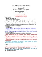 Giáo án ngữ văn  6 sách cánh diều