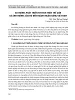 Xu hướng phát triển Fintech trên thế giới và ảnh hưởng của nó đến ngành ngân hàng Việt Nam