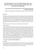 Xác định thông số sản xuất bánh mì bột chua từ vi khuẩn lên men lactic kết hợp nấm men thay thế chất bảo quản hóa học