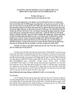 Xu hướng chuyển đổi báo cáo tài chính Việt Nam theo chuẩn mực báo cáo tài chính quốc tế