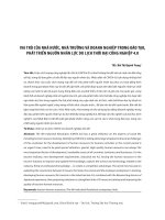 Vai trò của nhà nước, nhà trường và doanh nghiệp trong đào tạo, phát triển nguồn nhân lực du lịch thời đại công nghiệp 4.0