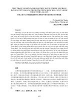 Thực trạng và một số giải pháp thúc đẩy xuất khẩu mặt hàng rau quả Việt Nam sang thị trường Trung Quốc qua các cửa khẩu thuộc tỉnh Lạng Sơn