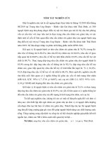 (Luận văn thạc sĩ) nhu cầu chăm sóc giảm nhẹ của người bệnh ung thư điều trị nội trú tại trung tâm ung bướu  bệnh viện đa khoa tỉnh thái bình 2019 