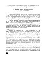 Xây dựng bộ chuẩn mực kế toán cho doanh nghiệp nhỏ và vừa ở Việt Nam theo hướng tiếp cận (IFRS FOR SMEs)