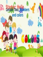 number and colors
