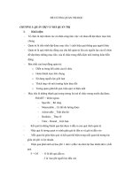 Đề cương ôn tập lý thuyết quản trị học   3 tín chỉ