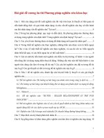 47 câu lý thuyết ôn tập phương pháp nghiên cứu khoa học, liên hệ thực tiễn vào đo lường sự hài lòng của khách hàng khi sử dụng sản phẩm dịch vụ mạng di động mobiphone