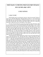 Phan dang va phuong phap giai mot so dang bai tap hoa hoc lop 9