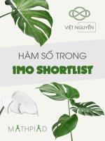 hàm số TRONG IMO SHORTLIST