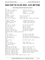 BAI TAP OXI LUU HUYNH