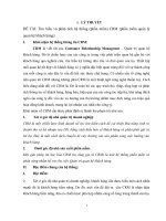 Tìm hiểu và phân tích hệ thống (phần mềm) CRM (phần mềm quản lý quan hệ khách hàng, ứng dụng phần mềm kế toán MISA vào hoạt động quản lý kế toán tại công ty TNHH hoàng dũng