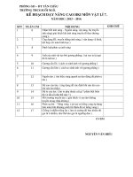 KH DAY NANG CAO LI 7