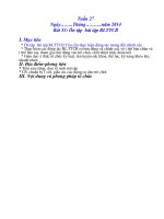giao an the duc lop 2 tuan 27