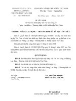 Quy che van hoa cong so Phong Lao dong