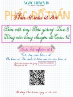 Cô ngọc huyền LB viết tay live b  buổi số 3 