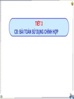 Đại Số lớp 11 quy tắc đếm hoán vị tổ hợp chỉnh hợp tiết 3