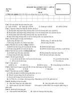 DE KIEM TRA 45P LAN 1 HK1 K10