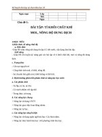 Giáo án tự chọn hóa 10 theo CV 4040