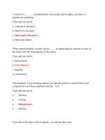 Đáp án môn Tiếng Anh Thương Mại EN51