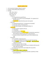 Tóm tắt giải phẫu dạ dày