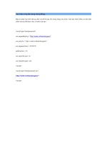 Tao hieu ung lat trang trong Blog