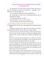 Các biện pháp bảo vệ sức khoẻ người lao động tại nơi làm việc  