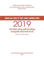 ĐÁNH GIÁ KINH tế VIỆT NAM THƯỜNG NIÊN cải thiện năng suất lao độngtrong bối cảnh kinh tế số    copy 