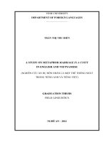 A study on metaphor marriage is a unity in english vietnamese=nghiên cứu ẩn dụ hôn nhân là một thể thống nhất trong tiếng anh và tiếng việt    