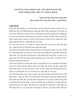 XÂY DỰNG CÔNG TRÌNH XANH   TIẾT KIỆM tài NGUYÊN KINH NGHIỆM THỰC TIỄN từ CAPITAL HOUSE 