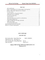 Thiết kế hệ thống dẫn động băng tải (phương án số 15)  