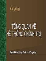 Hệ thống chính trị và đổi mới hệ thống chính trị ở việt nam hiện nay  