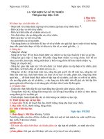 GIÁO ÁN TOÁN 6 BÀI 2 TẬP HỢP SỐ TỰ NHIÊN