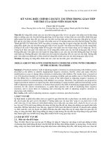 Kỹ năng điều chỉnh cảm xúc âm tính trong giao tiếp với trẻ của giáo viên mầm non