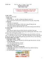 Giáo án tiếng việt sách kết nối lớp 1 