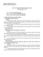 BAN TU NHAN XET DANH GIA XEP LOAI GIAO VIEN NAM 2014