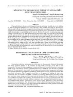 Xây dựng ứng dụng quản lý thông tin đất đai trên điện thoại thông minh