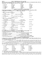 Revision English 9 for the final Test