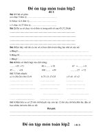 Bo de on tap cuoi hoc ki 2 lop 2