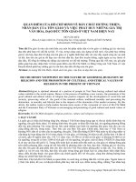 Quan điểm của Hồ Chí Minh về bản chất hướng thiện, nhân bản của tôn giáo và việc phát huy những giá trị văn hóa, đạo đức tôn giáo ở Việt Nam hiện nay