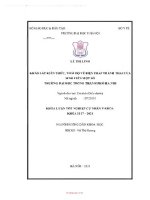 Khảo sát kiến thức thái độ về biện pháp tránh thai của sinh viên một số trường đại học trong TP hà nội 