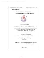 perception and barriers of intensive care init nurses in comprehensive care during covid 19 pandemic in hanoi medical university hospital vietnam 
